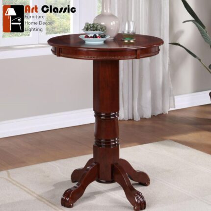 Caterine Round Pub Bar Table Wooden
