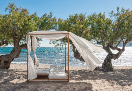 Ezenza Cabana Teak Sunbed From Solid Teak Wood