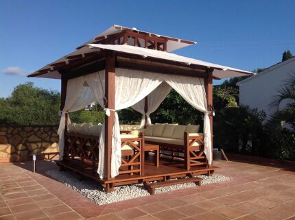 Nusantara Cabana Teak Sunbed From Solid Teak Wood