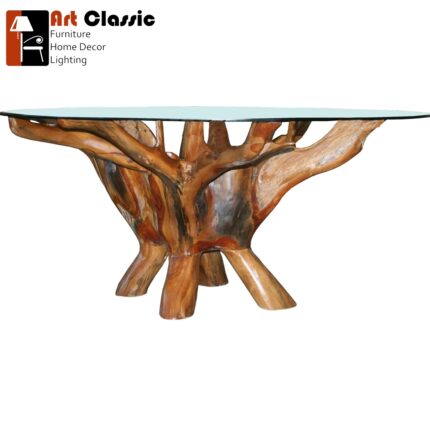 Kelud Dining Table Solid Teak Root Wood Furniture