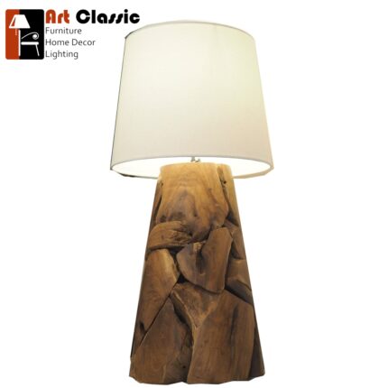 Tatal Teak Lamp From Teak Root For Your Table Lamp